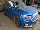 2020 FORD FUSION, BLUE, TITANIUM MODEL, 2.0L, AT, AWD.  F26463